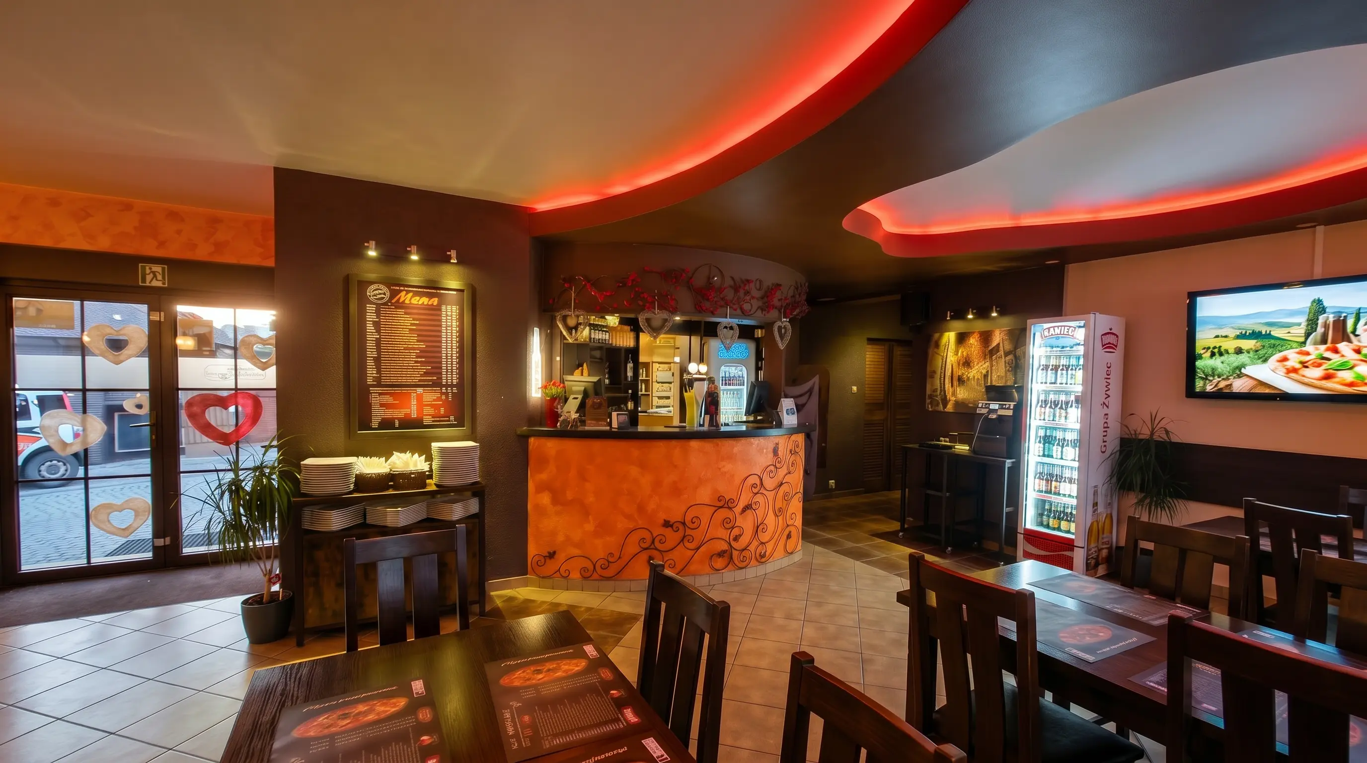 Sala restauracyjna Szafran